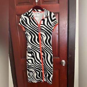 Joseph Ribkoff Zebra Print Dress